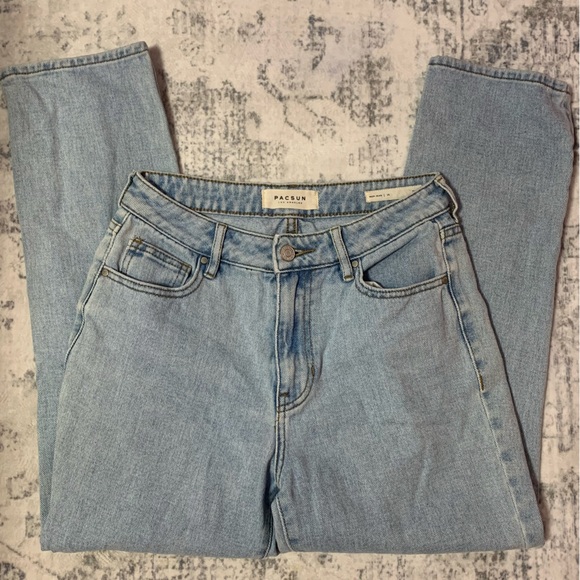 PacSun Denim - Pacsun Light Wash Blue Denim Mom Jeans Sz 25